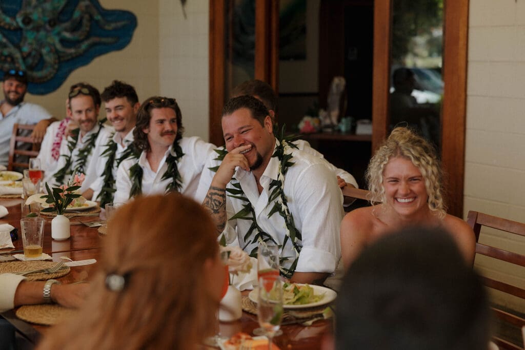 wedding lunch at haleiwa joe's